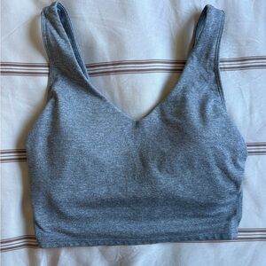 P'tula Heather Gray Seamless V-Neck Tank Bralette
